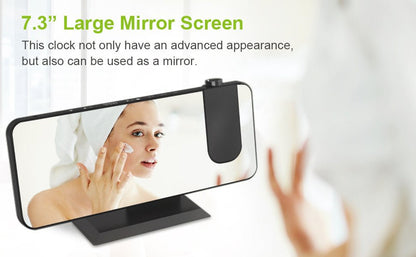 LED Projection Digital Alarm Clock Phone Charger - GBTech