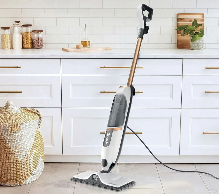Revolutionary Shark Steamspot Steam Mop with Powerful Steam Blaster & 3 Reusable Pads for Effortless Cleaning