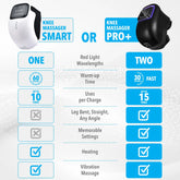 Knee Massager Smart Heat, Red Light Therapy, and Vibration Massage - FSA or HSA Eligible