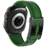 CRAZYGRASS Magnetic Silicone Band Designed for Professional Men All-Day Comfort Fit Simple Premium Strap Soft Durable Watchband Suitable for Smart Watch 44Mm/45Mm/46Mm/49Mm