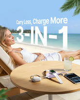 INIU P81 Snapgo Mini 5000Mah Power Bank with Keychain for Apple Watch Ultra SE 2/3 Series Iphone Air 8 ~ 17 Airpods Series 20W Built-In USB C Cable Fast Charge Portable Charger Travel EDC Battery Pack Phone Charger Valentine&