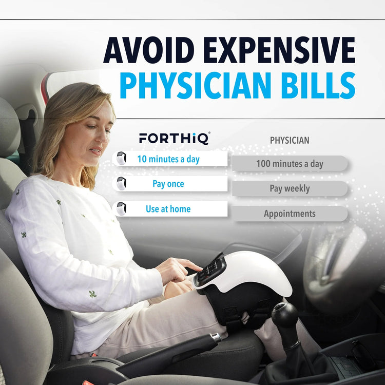 Knee Massager Smart Heat, Red Light Therapy, and Vibration Massage - FSA or HSA Eligible