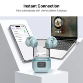 Echelon Echo Open Earbuds - Sound That Resonates Open-Ear Fit for Full Awareness, Secure Open Ear Fit, Music & Calls, 1 Year Warranty