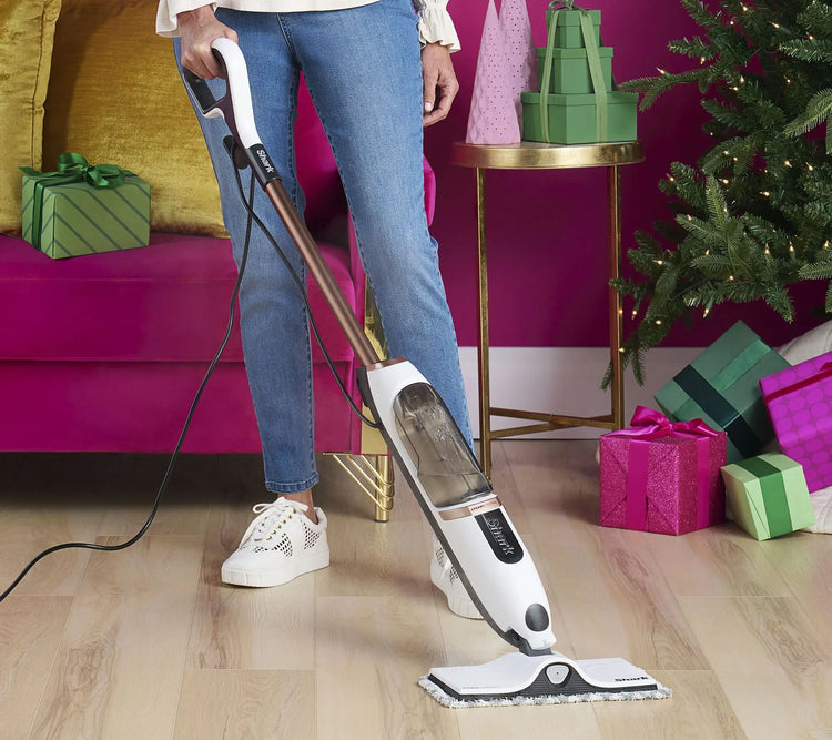 Revolutionary Shark Steamspot Steam Mop with Powerful Steam Blaster & 3 Reusable Pads for Effortless Cleaning