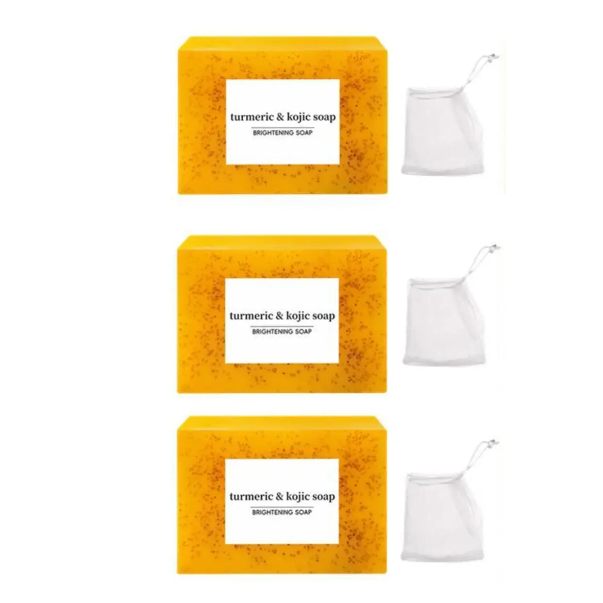 Kojic Turmeric Face Soap, Kojic Soap, Face Cleansing Soap, Turmeric Face and Body Soap, Kojic Face and Body Soap