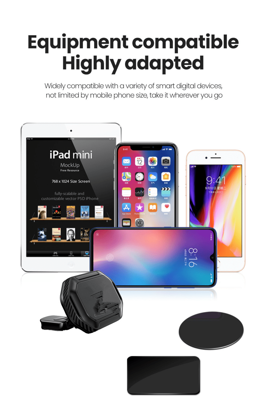 Magnetic Cell Phone Holder for Car Dashboard - GBTech