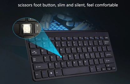 2.4 GHz Wireless Mini Keyboard And Optical Mouse Set - GBTech