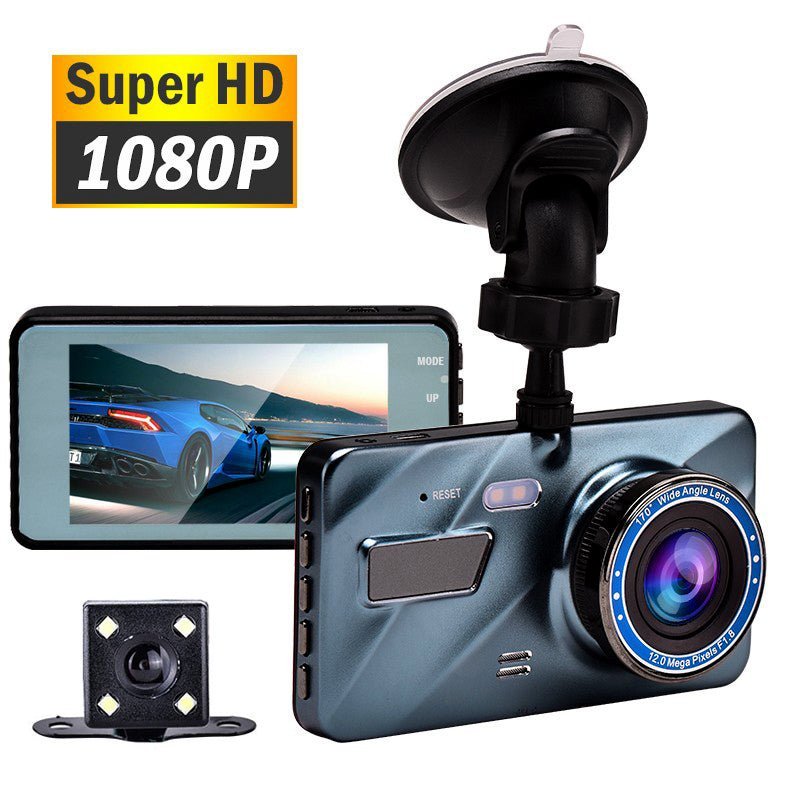 3 in 1 Rear View Dual Camera Full HD Night Vision Car Dash Camera - GBTech