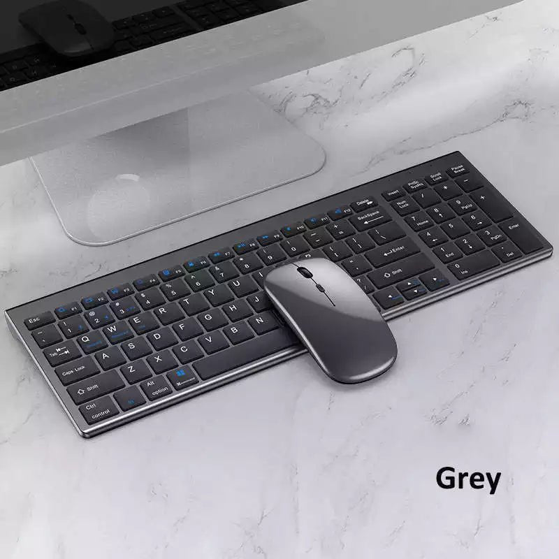 High quality 2.4G Bluetooth wireless rechargeable mouse keyboard combos - GBTech