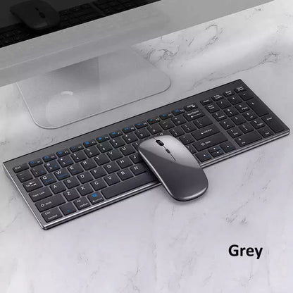 High quality 2.4G Bluetooth wireless rechargeable mouse keyboard combos - GBTech