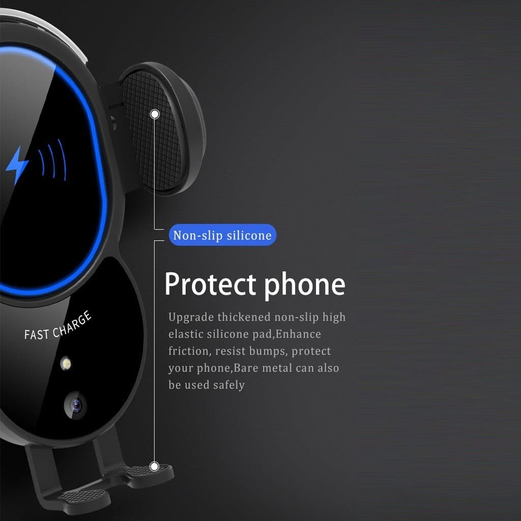 10W Wireless Automatic Clamping Mount Fast Charger For Your Car - GBTech