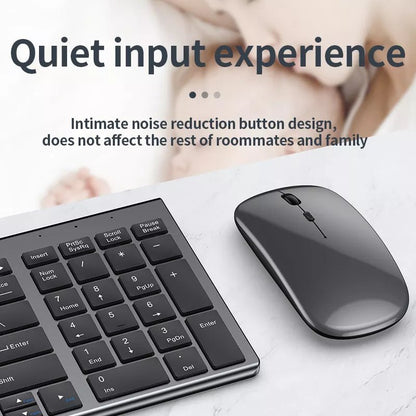 High quality 2.4G Bluetooth wireless rechargeable mouse keyboard combos - GBTech