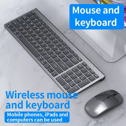 High quality 2.4G Bluetooth wireless rechargeable mouse keyboard combos - GBTech